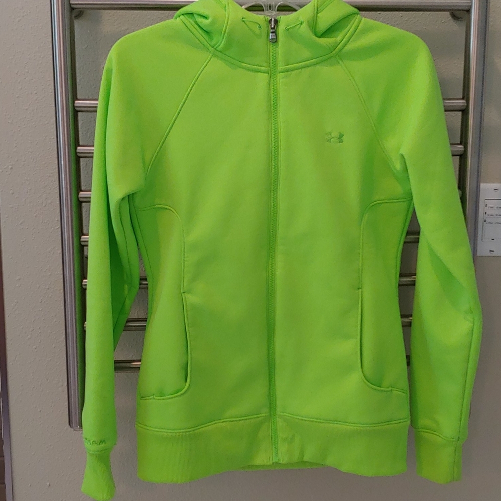 Neon green Under Armour jacket